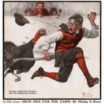 1917-12-01-The-Country-Gentleman-Norman-Rockwell-cover-Cousin-Reginald-Catches-the-Thanksgiving-Turkey